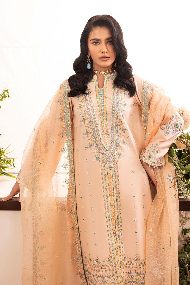 Shurooq | Mon Cheri | Auraline - Luxury Dress - available at Maria Faisal in UK and USA.