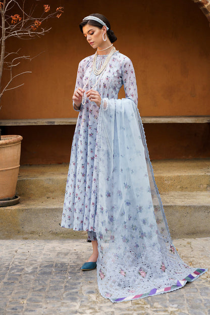 Baroque | Luxury Pret 24 | LAWN UF-589 - Designer Dress with Intricate embroidery and embellishments. Shop elegent wedding dress at Maria Faisal.