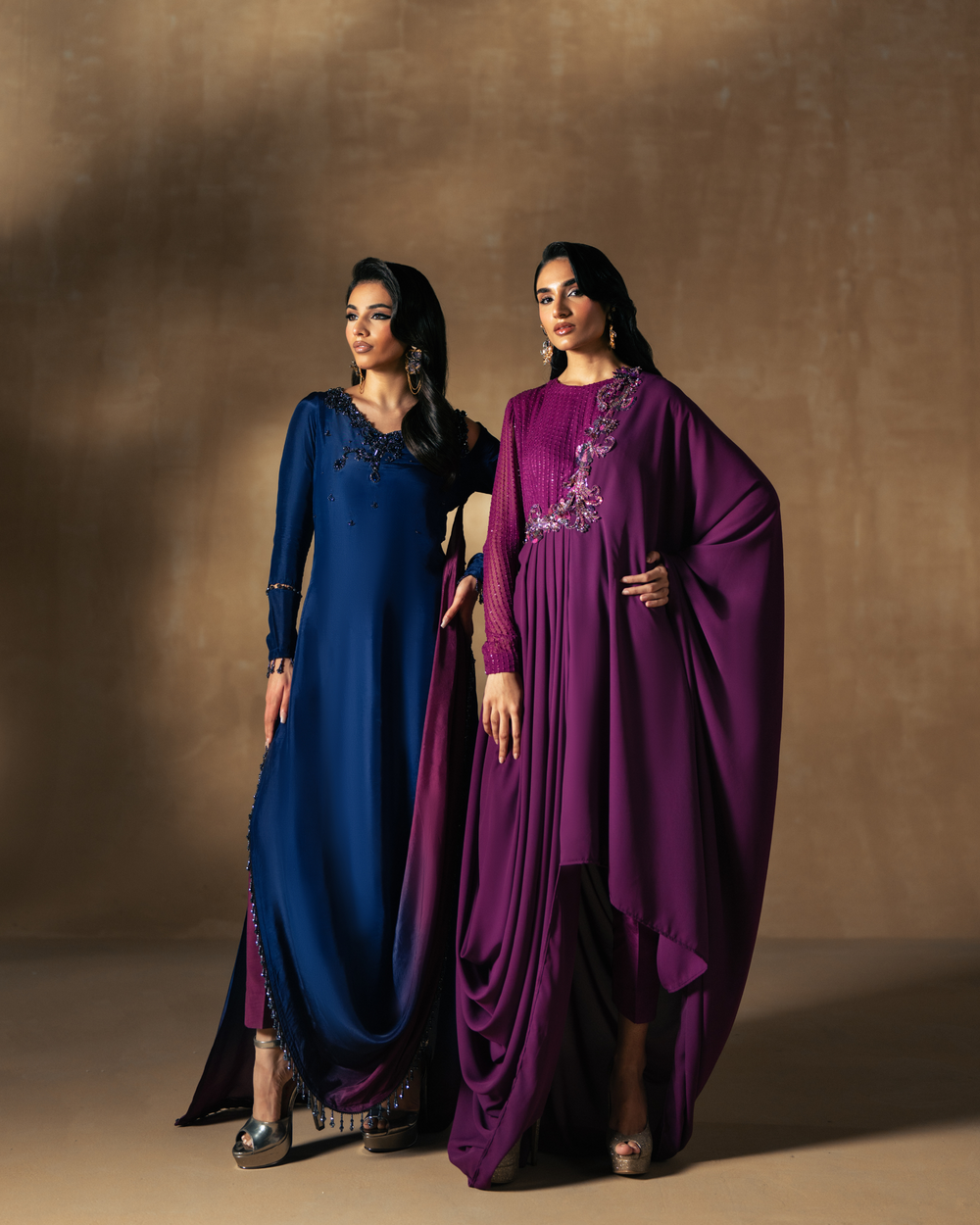 Vasal | Zyra Luxe Pret 26 | Sapphire drift - Ladies Clothes - Maria Faisal