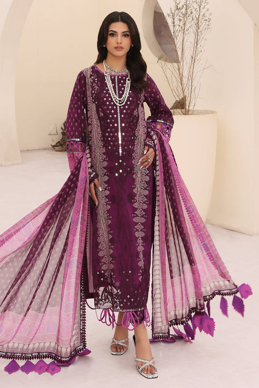 Charizma | Naranji Embroidered Lawn 24 | CN4-003 - Maria Faisal
