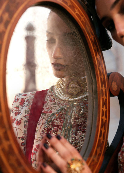 Hussain Rehar | Luxury Pret AW 25 | Ivoria - Formal Dress - available at Maria Faisal in UK and USA.