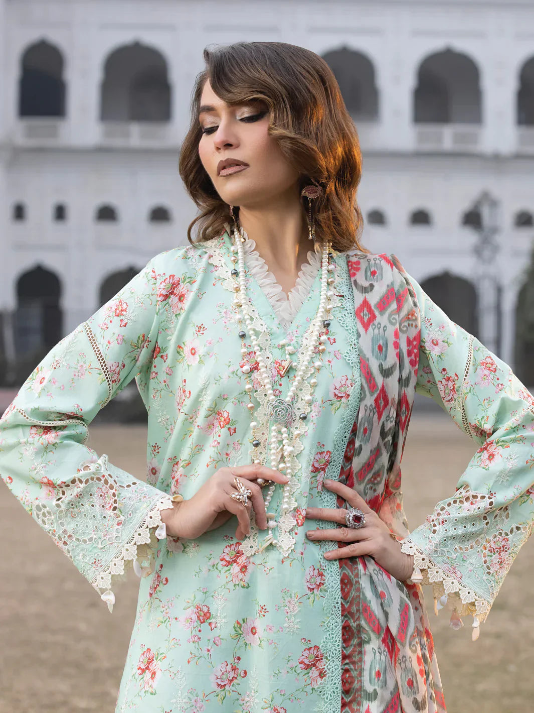 Faiza Faisal | Maya Luxury Lawn | Julia - Waniyas