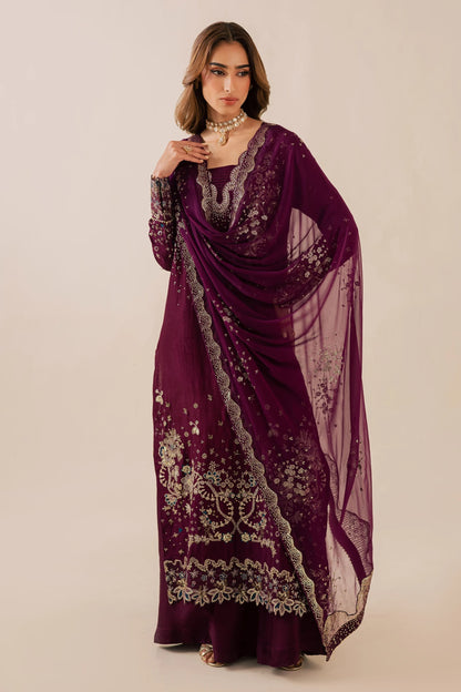 Nureh | Fancy Formal | NP-749 - Formal Dress - available at Maria Faisal in UK and USA.