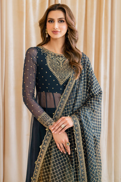 Jazmin | Formals Collection | CHIFFON UC-3047 - Ladies Clothes - Maria Faisal