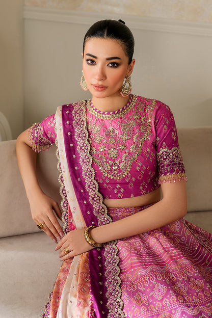 Baroque | Formals Collection | EMBROIDERED SILK UF-4163 - Formal Dress - available at Maria Faisal in UK and USA.