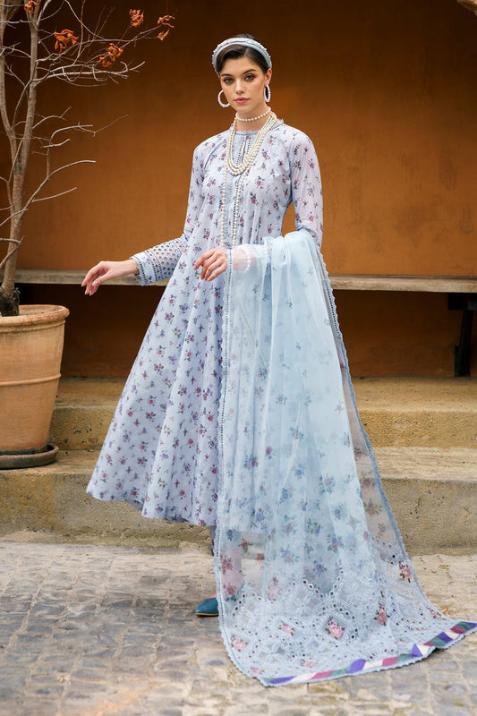 Baroque | Luxury Pret 24 | LAWN UF-589 - Designer Dress with Intricate embroidery and embellishments. Shop elegent wedding dress at Maria Faisal.