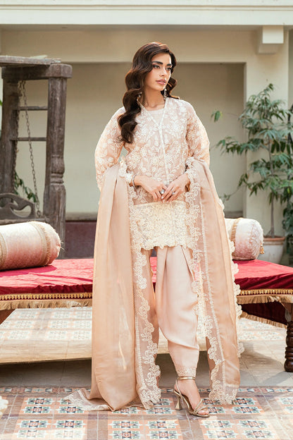 Azure | Vogue Formals | Dainty Tulip - Formal Dress - available at Maria Faisal in UK and USA.