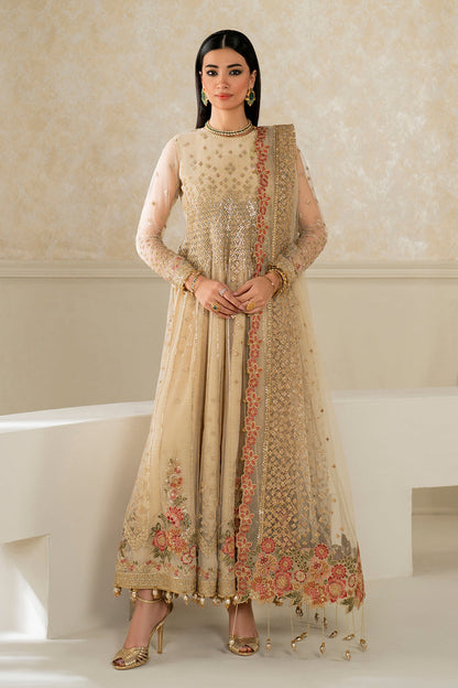 Baroque | Formals Collection | EMBROIDERED NET UF-4159 - Formal Dress - available at Maria Faisal in UK and USA.
