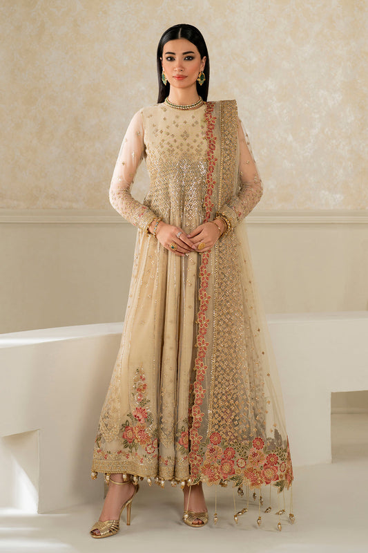 Baroque | Formals Collection | EMBROIDERED NET UF-4159 - Formal Dress - available at Maria Faisal in UK and USA.
