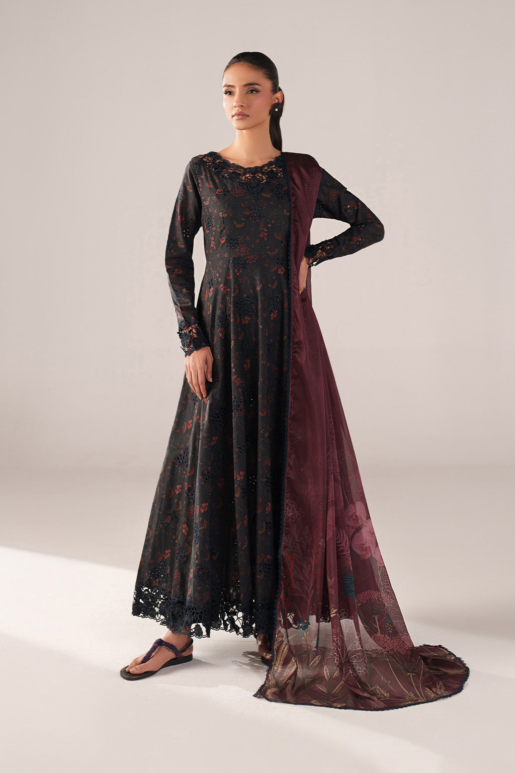 Iznik | Spring/Summer Lawn 26 | SS-09 - Luxury Dress - available at Maria Faisal in UK and USA.
