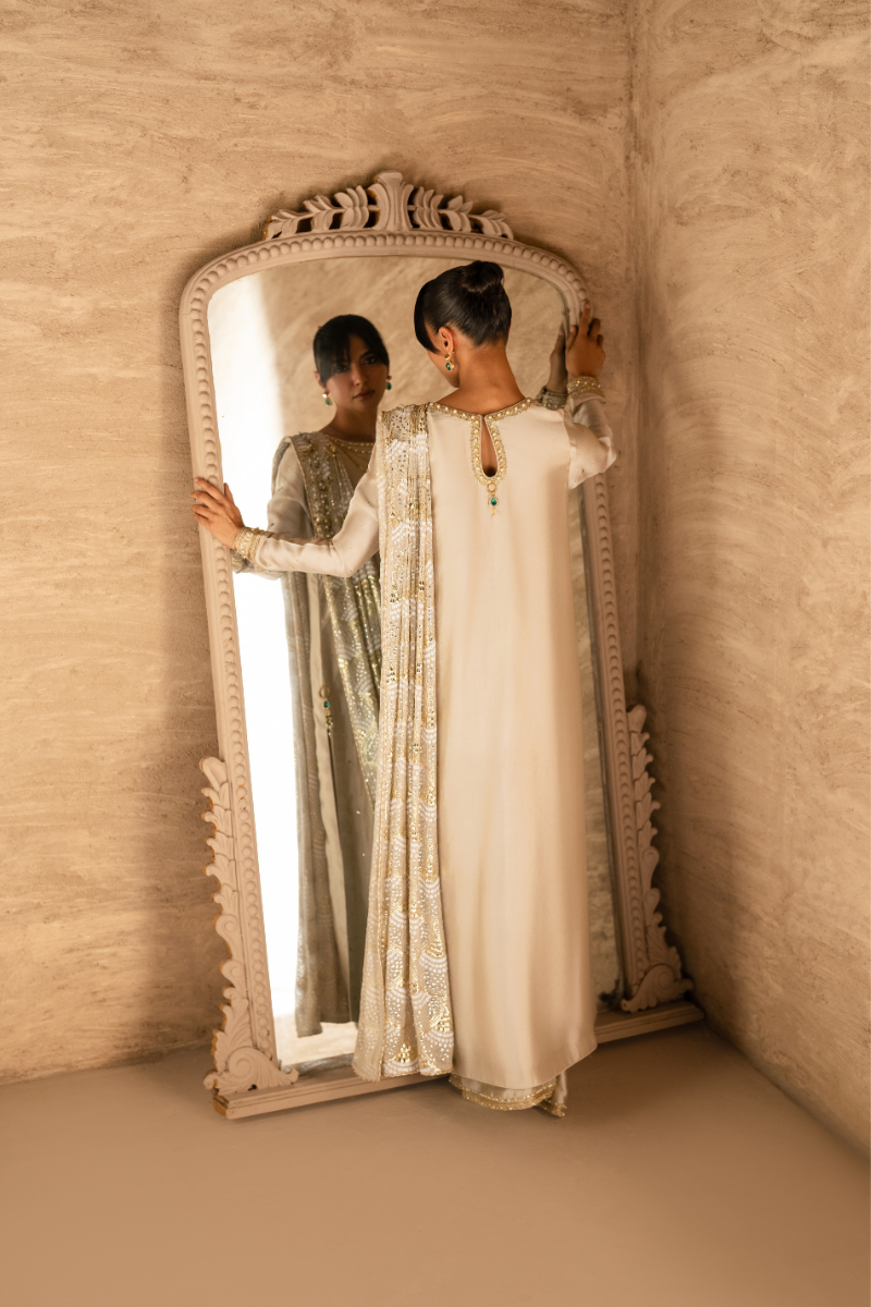 Sana Abbas | Zalea Formals | YASMINE - Formal Dress - available at Maria Faisal in UK and USA.