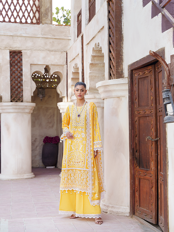 Zebtan | Zeenat Luxury Lawn Eid Collection | ZL 08 - Waniyas