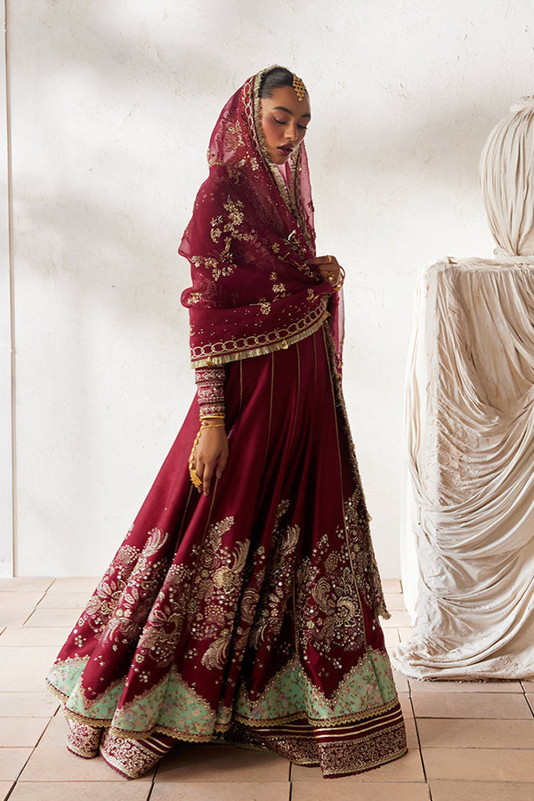 Suffuse | Freeshia Wedding Formals | Nusha - Wedding Dress - available at Maria Faisal in UK and USA.