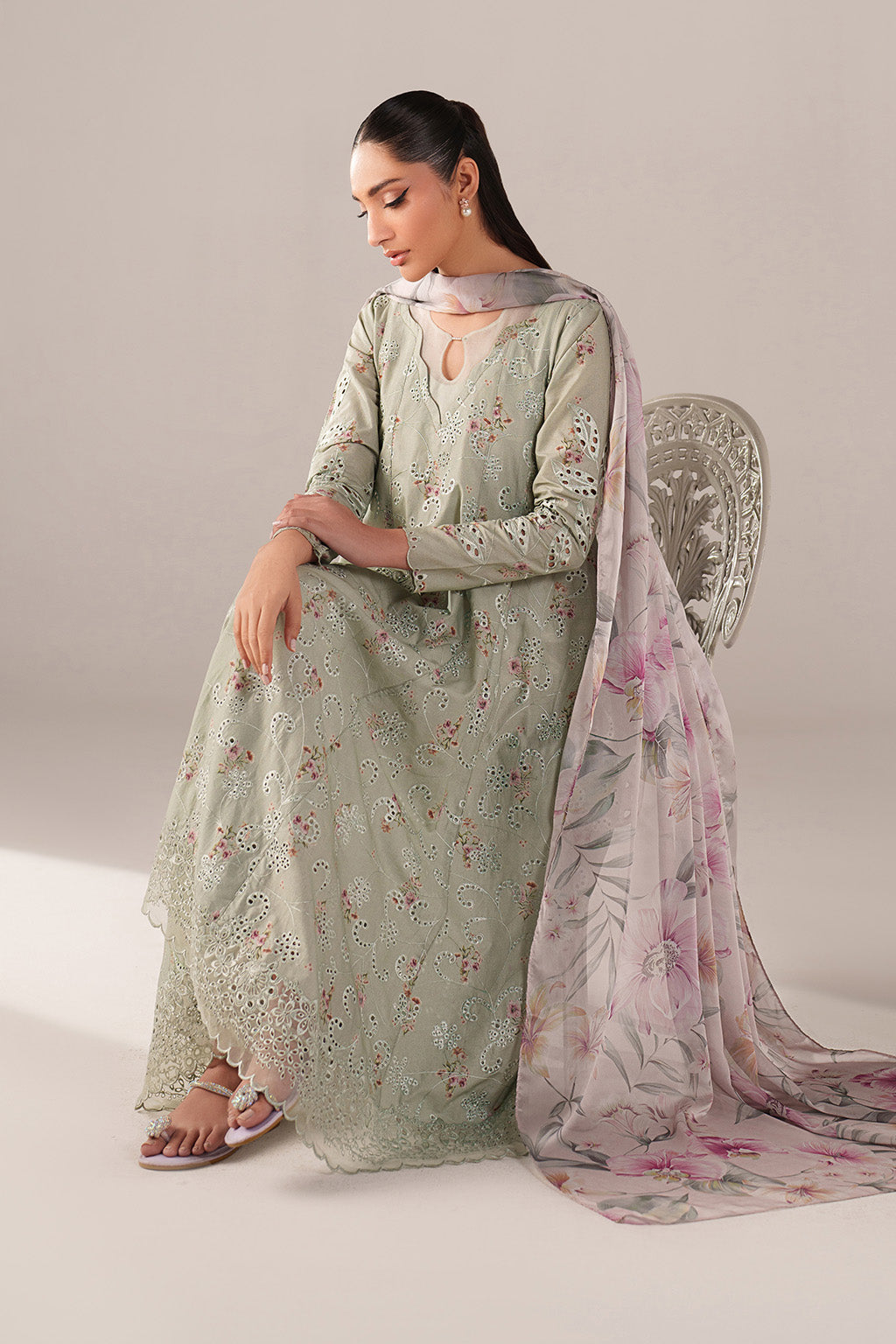 Iznik | Spring/Summer Lawn 26 | SS-03 - Luxury Dress - available at Maria Faisal in UK and USA.