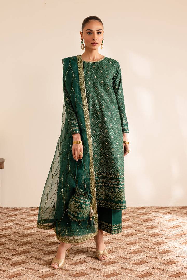 Batik | Reception Luxe Edit | Forest Green by Maria Faisal - Registered Vendor of : Batik - type : Ladies Clothes - 100% original wedding dresses