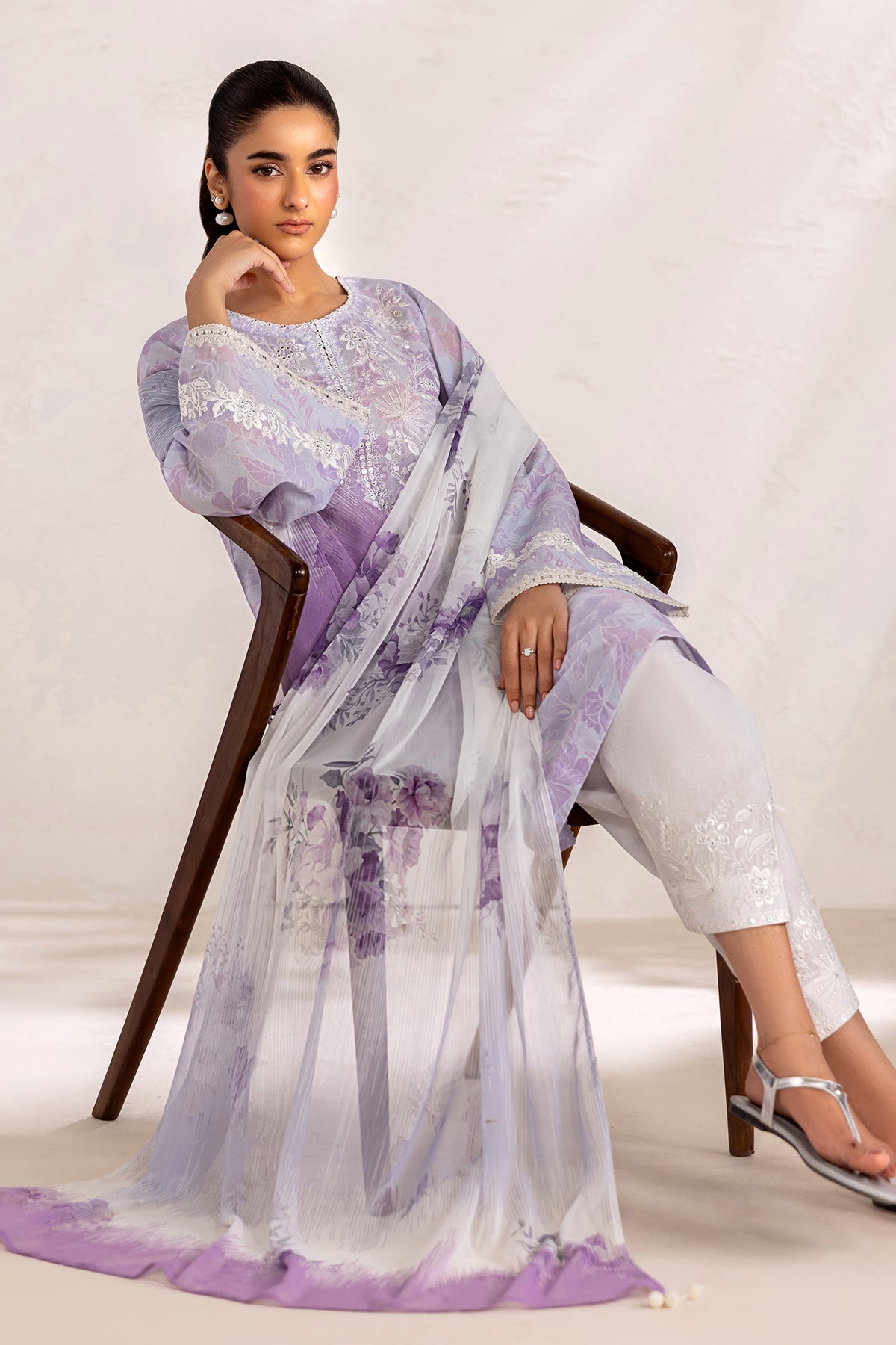 Baroque | Luxury Summer Pret | UF-4450 - Luxury Dress - available at Maria Faisal in UK and USA.