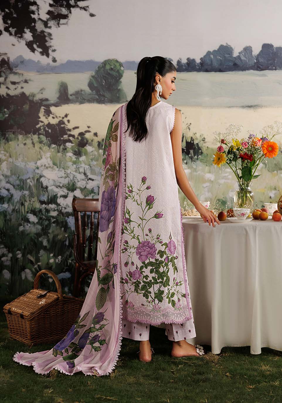 Zarqash | RimJhim The Moonsoon Edit 26 | BAHAR ZQ003 - Casual Dress - available at Maria Faisal in UK and USA.