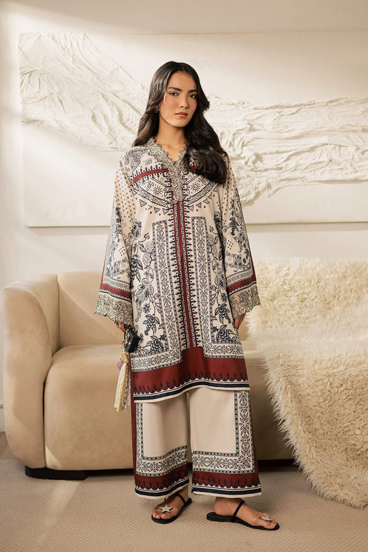 Vanya | Co Ords | CO-127 - Casual Dress - available at Maria Faisal in UK and USA.