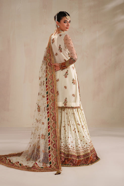Baroque | Formals Collection | EMBROIDERED NET UF-4368 - Formal Dress - available at Maria Faisal in UK and USA.
