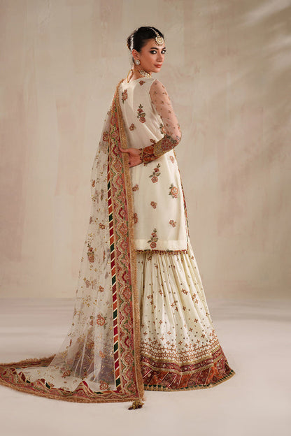 Baroque | Formals Collection | EMBROIDERED NET UF-4368 - Formal Dress - available at Maria Faisal in UK and USA.
