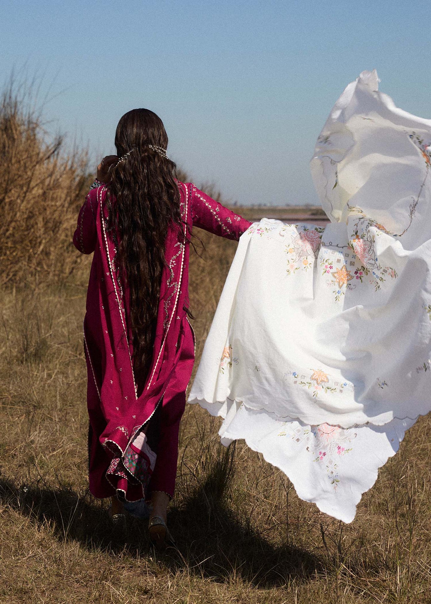 Hussain Rehar | Surkh Eid Pret’25 | Mehrunisa by Maria Faisal - Registered Vendor of : Hussain Rehar - type : Ladies Clothes - 100% original wedding dresses