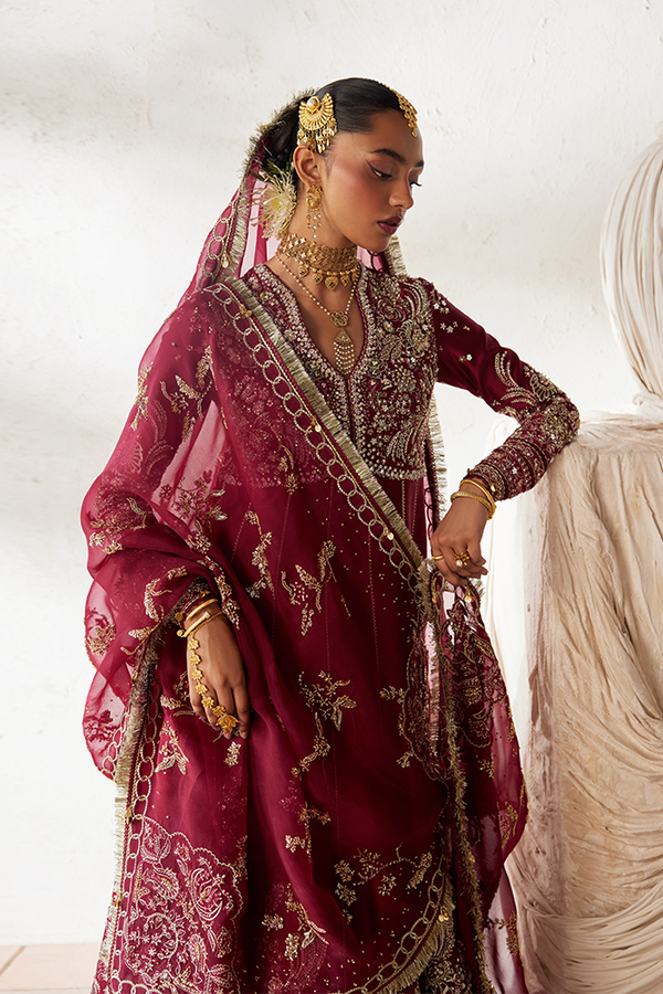 Suffuse | Freeshia Wedding Formals | Nusha - Wedding Dress - available at Maria Faisal in UK and USA.
