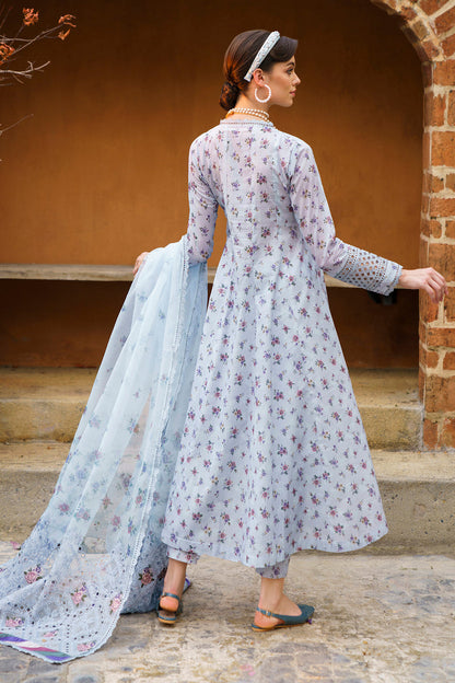 Baroque | Luxury Pret 24 | LAWN UF-589 - Designer Dress with Intricate embroidery and embellishments. Shop elegent wedding dress at Maria Faisal.