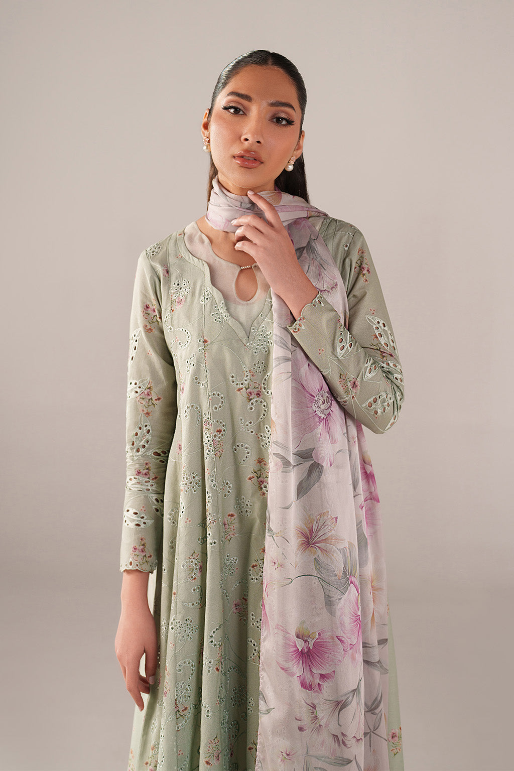 Iznik | Spring/Summer Lawn 26 | SS-03 - Luxury Dress - available at Maria Faisal in UK and USA.