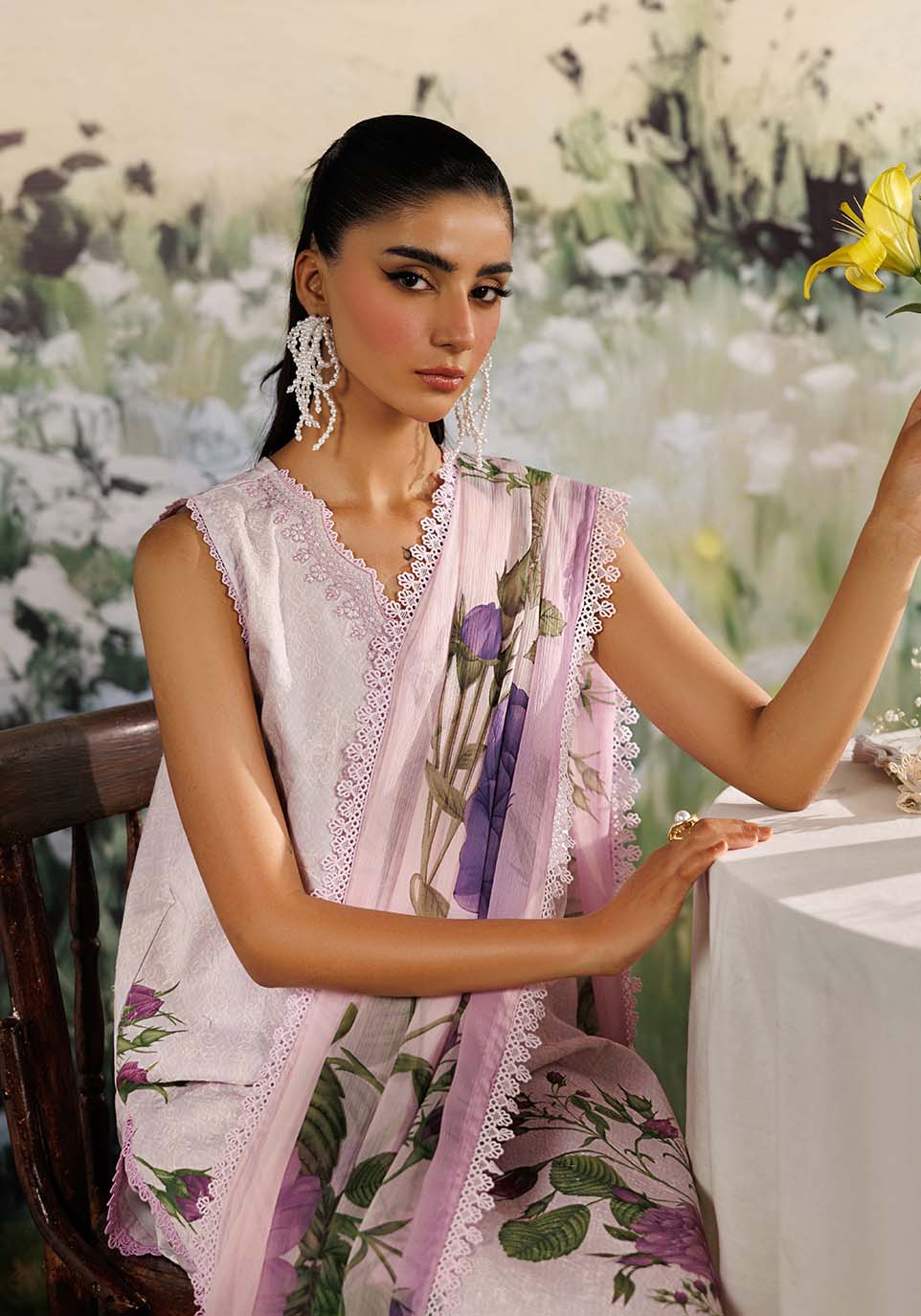 Zarqash | RimJhim The Moonsoon Edit 26 | BAHAR ZQ003 - Casual Dress - available at Maria Faisal in UK and USA.