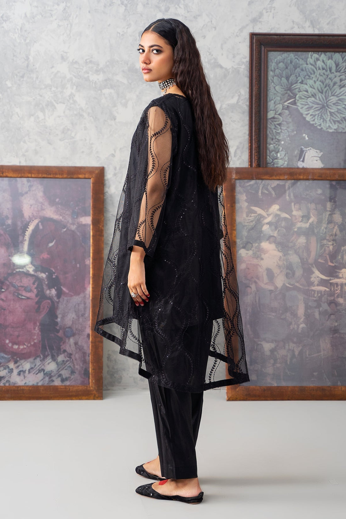 Charizma | Festive Pret | CMA-3-256 (BLACK) - Ladies Clothes 