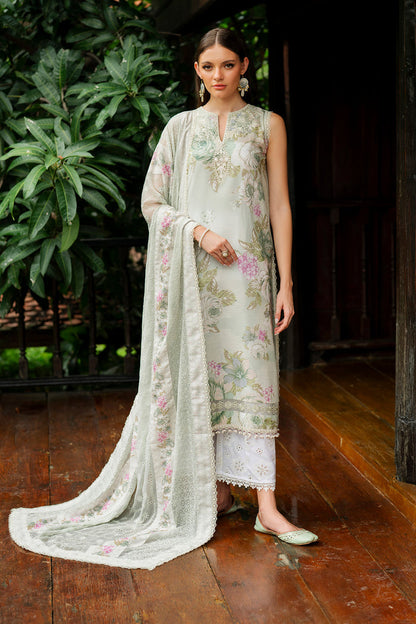 Baroque | Luxury Pret Summer | UF-4269 - Luxury Dress - available at Maria Faisal in UK and USA.
