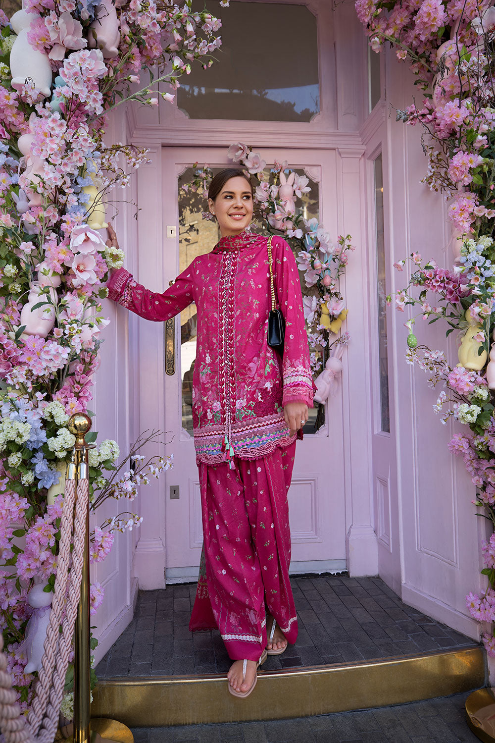 Sobia Nazir | Prints 26 | 4A - Luxury Dress - available at Maria Faisal in UK and USA.