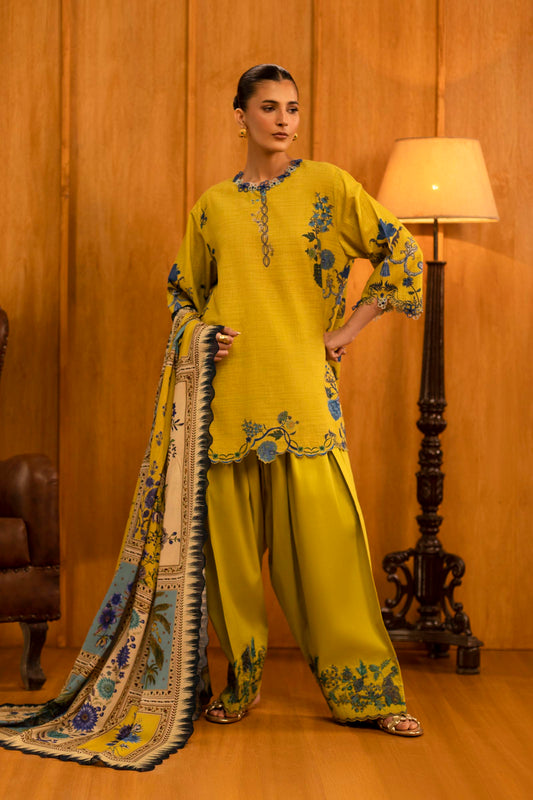 Sana Safinaz | Muzlin Winter 25 | M253-004A - Casual Dress - available at Maria Faisal in UK and USA.