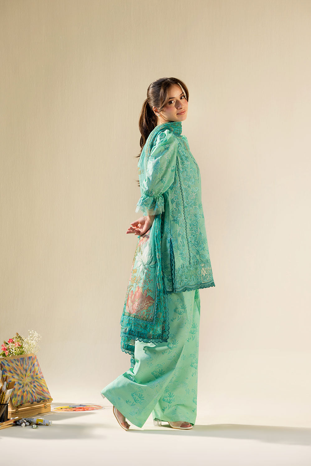 Sobia Nazir | Vital 26 | 4B - Luxury Dress - available at Maria Faisal in UK and USA.