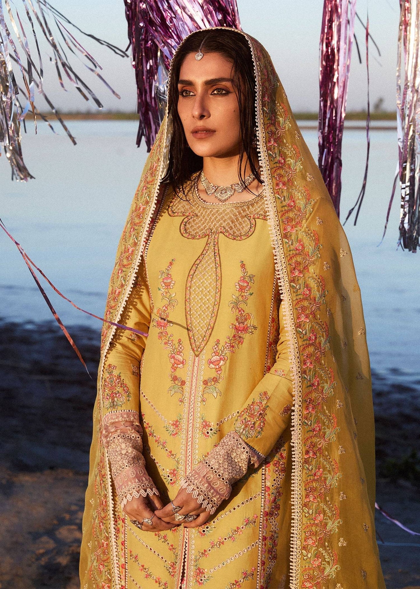 Hussain Rehar | Surkh Eid Pret’25 | Soana by Maria Faisal - Registered Vendor of : Hussain Rehar - type : Ladies Clothes - 100% original wedding dresses