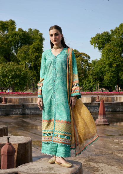 Kahf Premium | Prints Collection 26 | KPS-7A NAZISH - Luxury Dress - available at Maria Faisal in UK and USA.