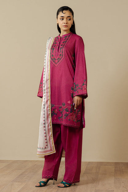 Zara Shahjahan | Coco Prints 26 | Ismeria-8A - Casual Dress - available at Maria Faisal in UK and USA.