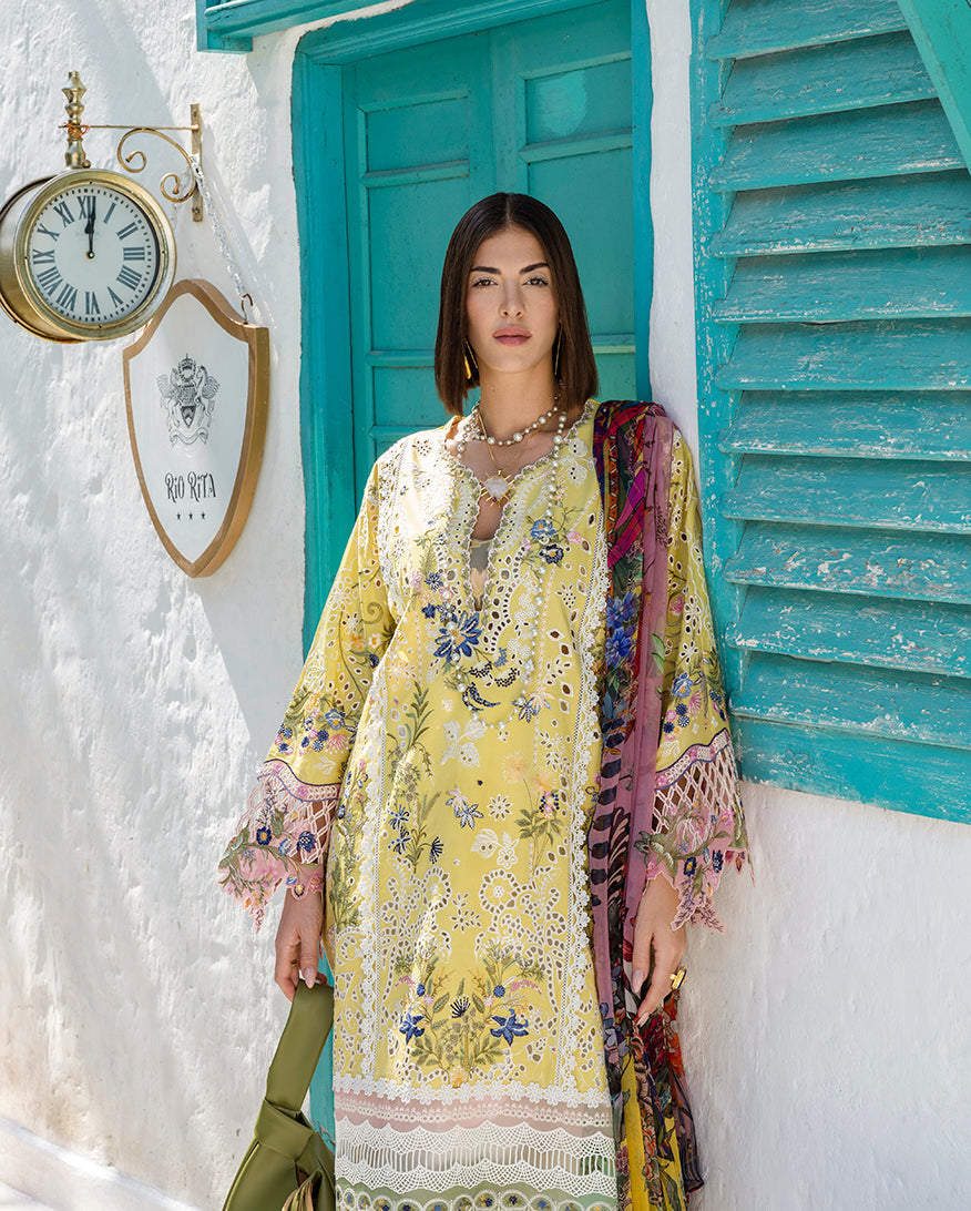Esmel | Mon Tresor Luxe Lawn 26 | Belle Ame - Luxury Dress - available at Maria Faisal in UK and USA.