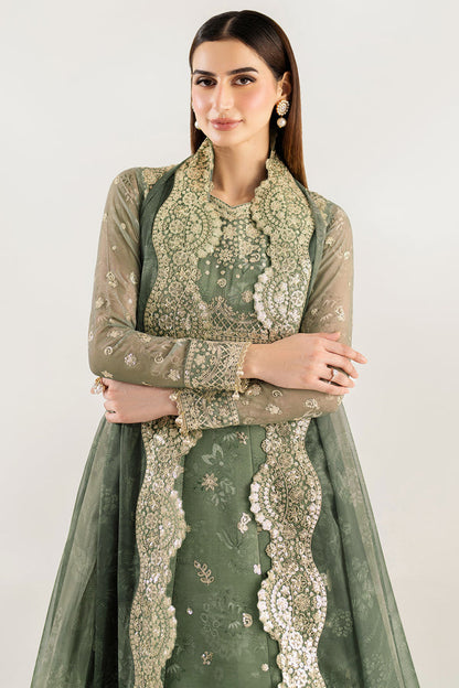 Farasha | Fiorella Formals | Olive Aura - Ladies Clothes - Maria Faisal