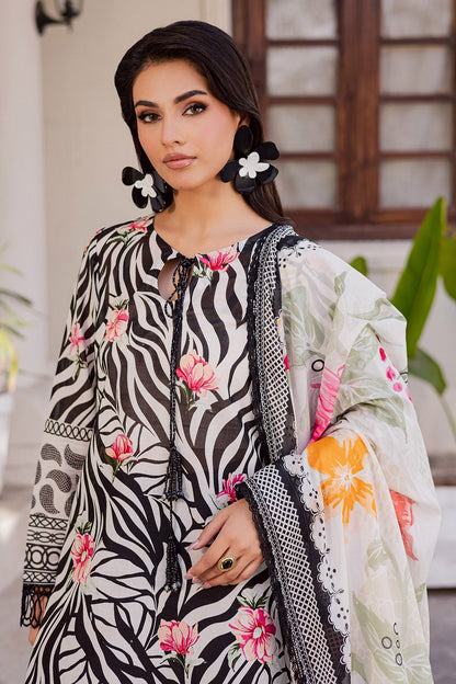 Nureh | Rania Prints | NR-08 - Casual Dress - available at Maria Faisal in UK and USA.