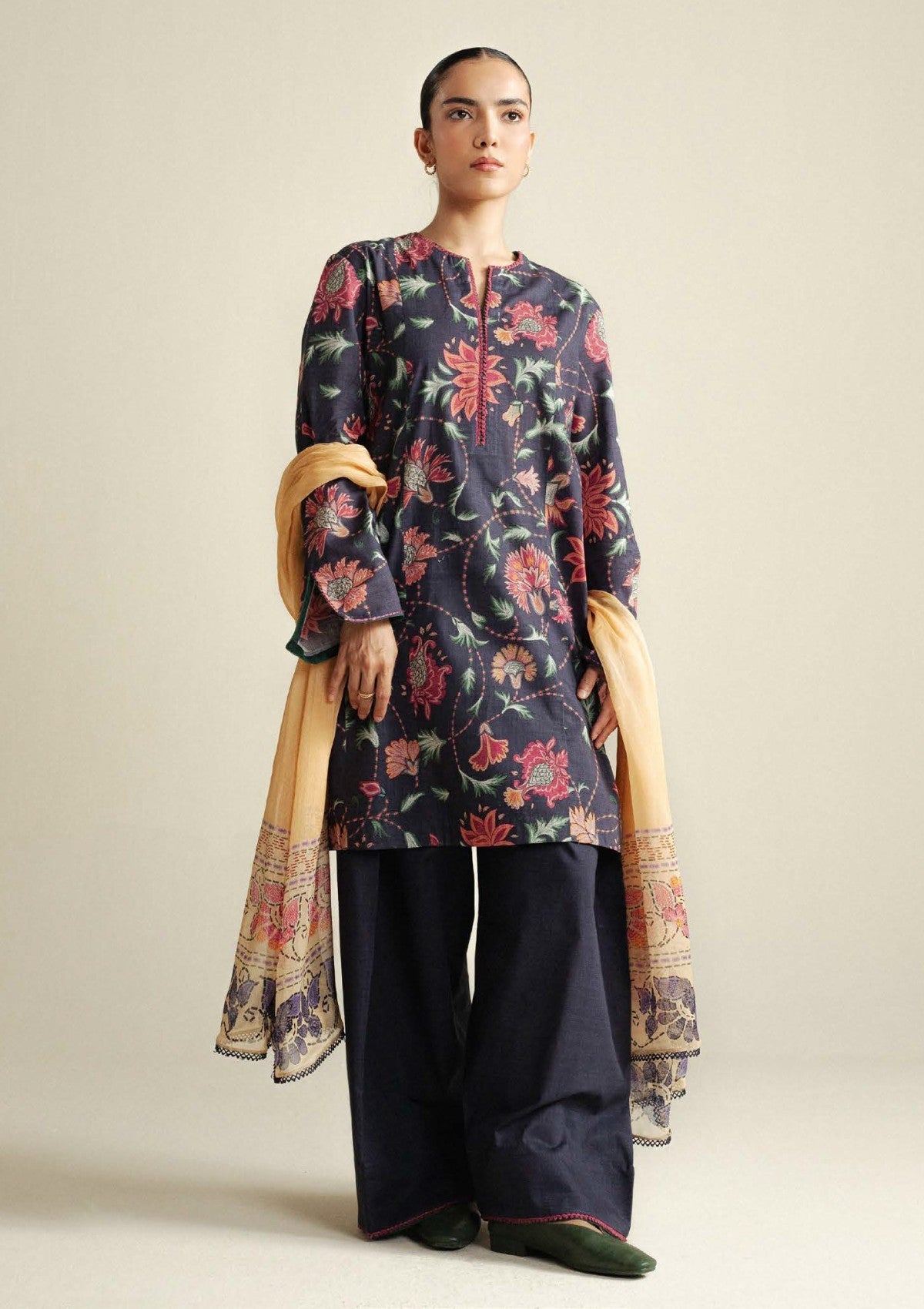 Zara Shahjahan | Coco Prints 25 | Meadow-1B - Ladies Clothes - Maria Faisal