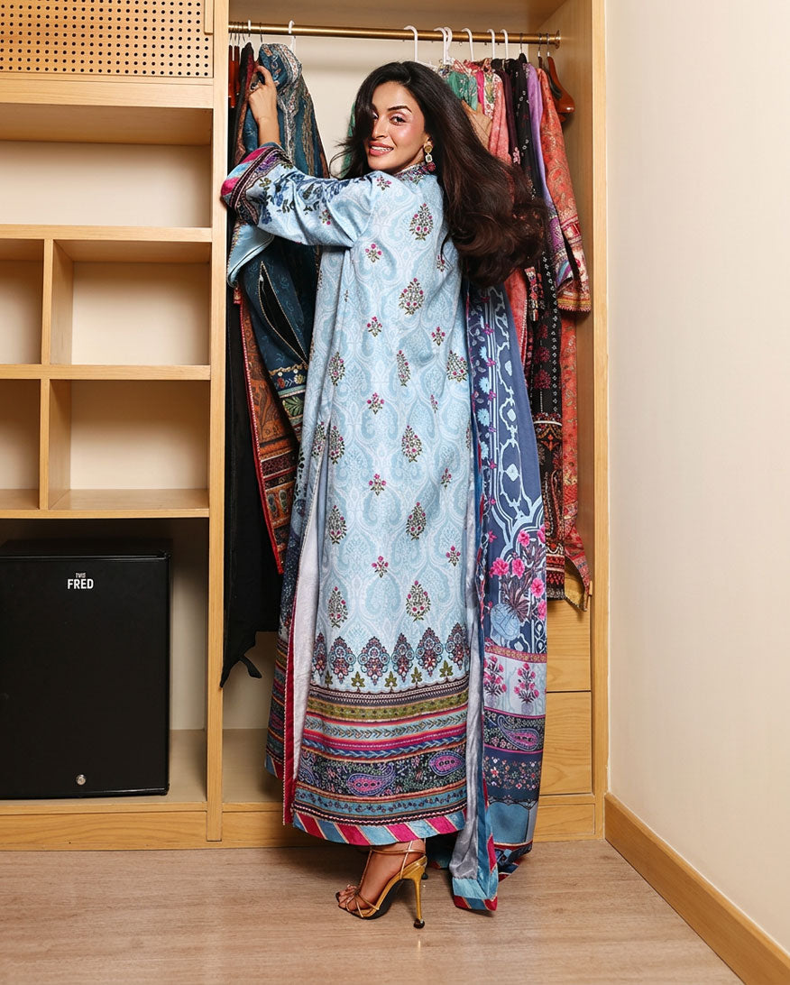 Mushq | Nirvana Anmol Edit | In my Element - Luxury Dress - available at Maria Faisal in UK and USA.