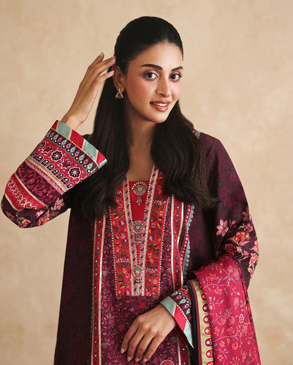 Mushq | Nirvana Anmol Edit | Day Dreamer - Luxury Dress - available at Maria Faisal in UK and USA.