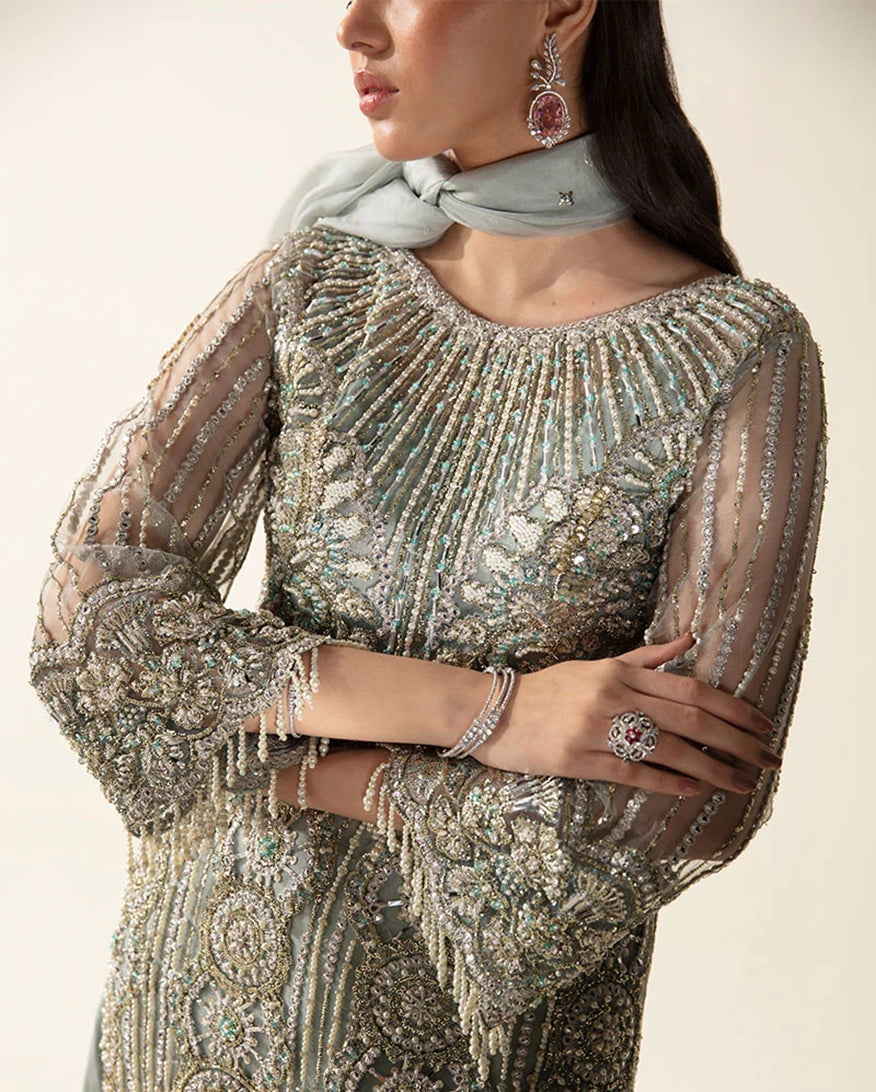 Mushq | Fleur Luxury Formals | Meline - Formal Dress - available at Maria Faisal in UK and USA.