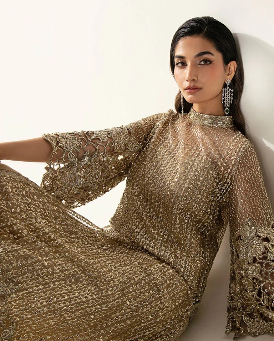 Mushq | Fleur Luxury Formals | Eve - Formal Dress - available at Maria Faisal in UK and USA.