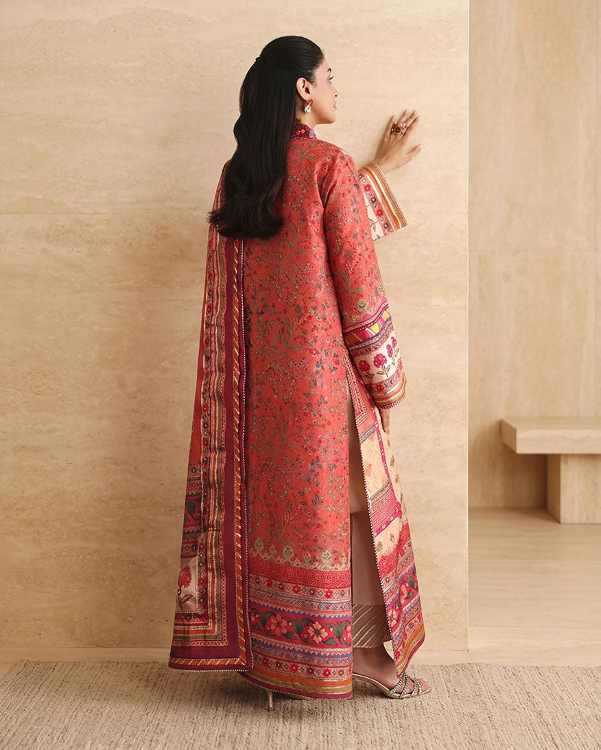 Mushq | Nirvana Anmol Edit | Rose Mood - Luxury Dress - available at Maria Faisal in UK and USA.