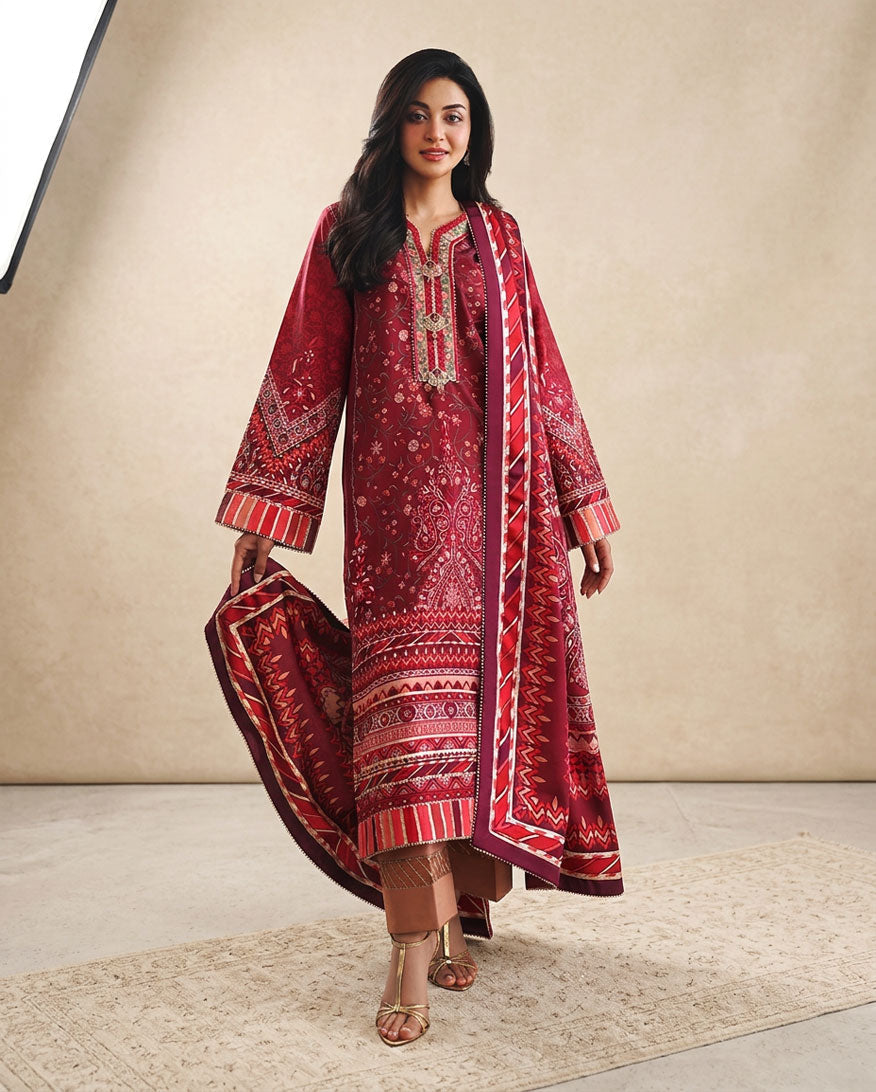 Mushq | Nirvana Anmol Edit | Soft Spotlight - Luxury Dress - available at Maria Faisal in UK and USA.