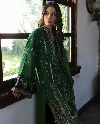 Republic Womenswear | Aylin Summer Lawn 24 | Ezel (D7-A) - Designer Dress with Intricate embroidery and embellishments. Shop elegent wedding dress at Maria Faisal.