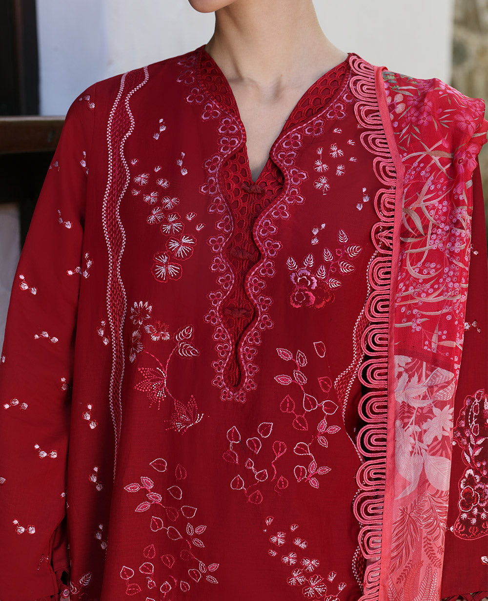 Republic Womenswear | Aylin Summer Lawn 24 | Lunara (D5-B) - Designer Dress with Intricate embroidery and embellishments. Shop elegent wedding dress at Maria Faisal.