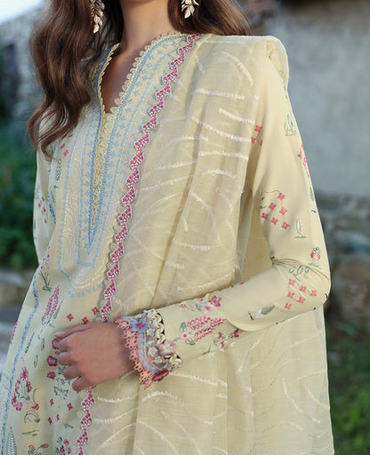 Republic Womenswear | Aylin Summer Lawn 24 | Ezel (D7-B) - Designer Dress with Intricate embroidery and embellishments. Shop elegent wedding dress at Maria Faisal.